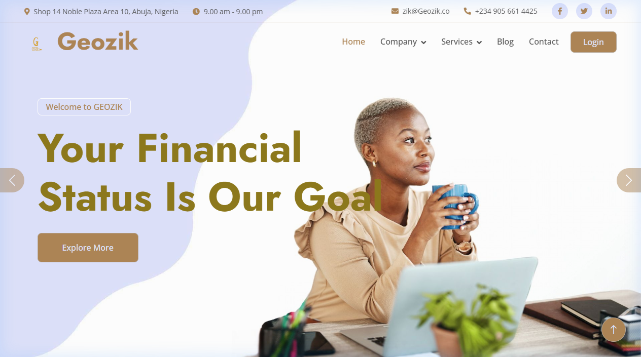 Geo-Zik website